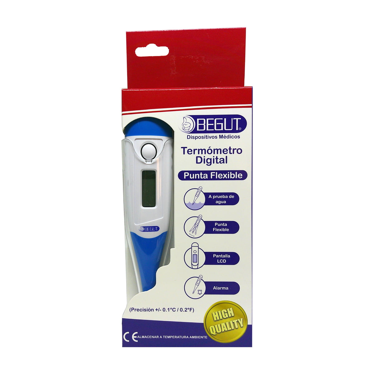 Termometro Adulto Begut Termometro Digital Punta Flexible Begut Caja X 1 Unidad - Imagen 1